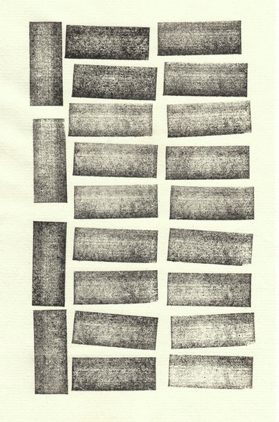 Stones_22, 2017 (tampons en caoutchouc) - Marco Campedelli