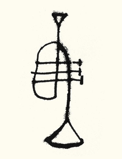Trompette, 2019 (sérigraphie) - Marco Campedelli