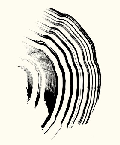 Vibration_01, 2023 (encre sur papier) - Marco Campedelli