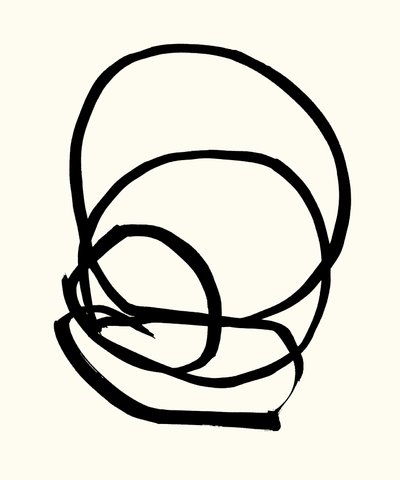 Vibration_02, 2023 (encre sur papier) - Marco Campedelli