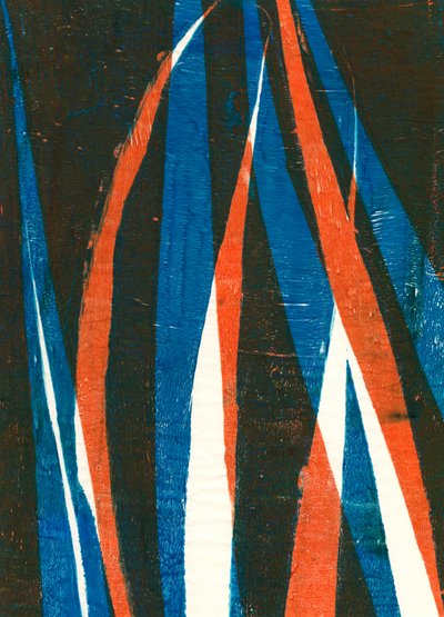 Folle avoine, 2024 (monotype) - Marco Campedelli