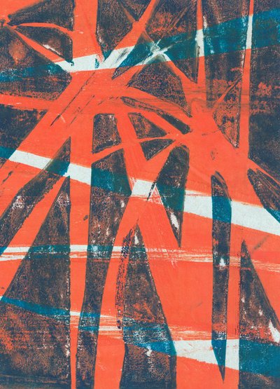 Folle avoine, 2024 (monotype) - Marco Campedelli
