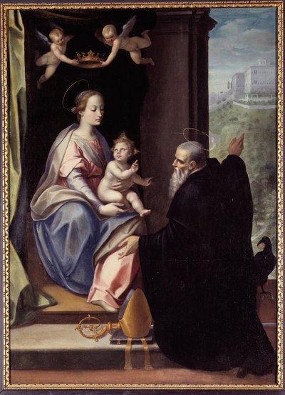 Saint Benoît confiant l