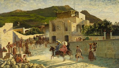 Promenade à Capri, c.1867 - Marco di Gregorio