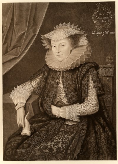 Mary Sidney, comtesse de Pembroke, de James I et VI, imprimé par Manzi Joyant & Co. Paris, 1904 - Marcus Gheeraerts