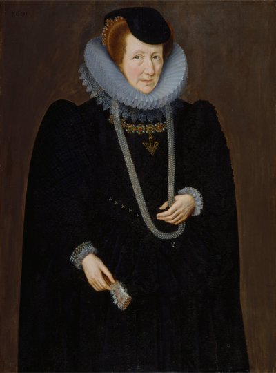 Portrait de femme, probablement Mary, Lady Scudamore - Marcus Gheeraerts the Younger