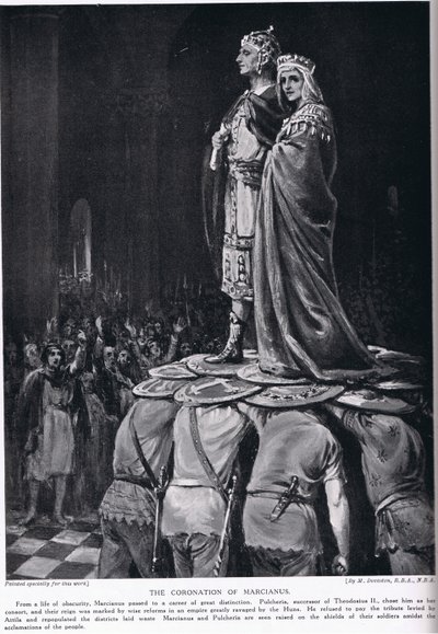 Le couronnement de Marcianus - Margaret Dovaston