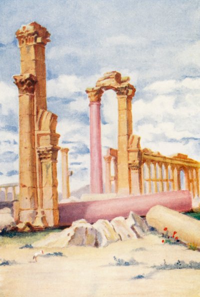 Monolithe tombé, Palmyre - Margaret Thomas