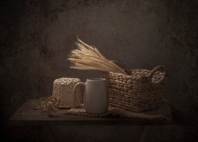 Ambiance rustique et chaleureuse des récoltes - Margareth Perfoncio