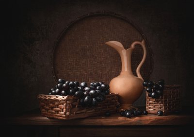 Nature morte aux raisins noirs - Margareth Perfoncio