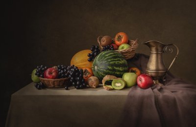 Nature morte à la récolte abondante - Margareth Perfoncio