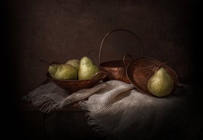 Poires rustiques en cuivre - Margareth Perfoncio