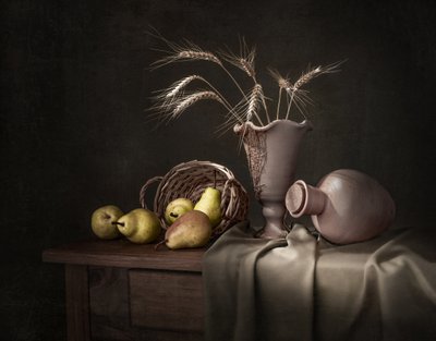 Nature morte « Récolte rustique » - Margareth Perfoncio