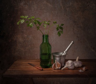 Ingrédients pour une cuisine rustique - Margareth Perfoncio