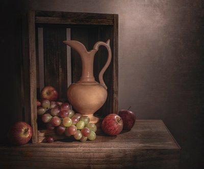 Nature morte rustique aux fruits - Margareth Perfoncio