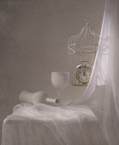 Nature morte blanche intemporelle - Margareth Perfoncio