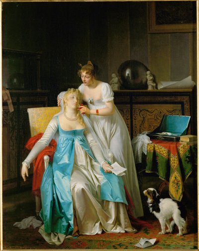 Mauvaises nouvelles. Exposé au Salon de 1804 ... - Marguerite Gerard