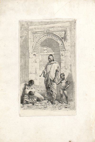 Famille marocaine - Marià Fortuny Marsal