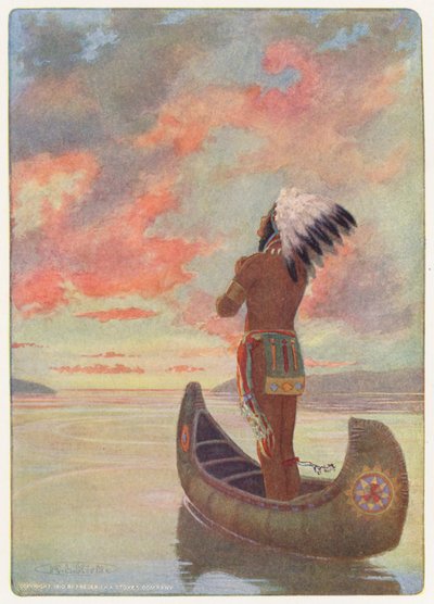 Illustration pour Hiawatha par Longfellow - Maria Louise Kirk