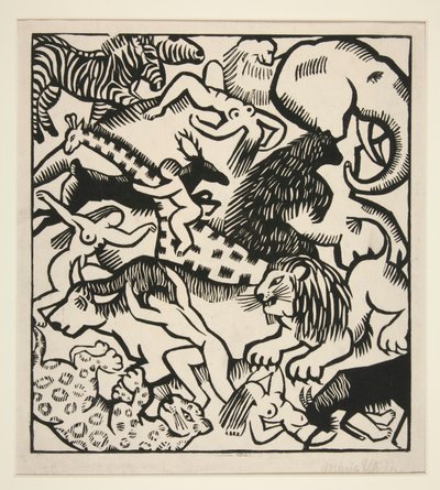Tiere und Menschen - Maria Uhden