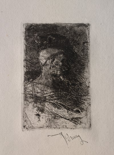 Conducteur de mule - Mariano Fortuny y Marsal