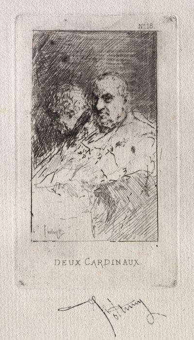 Deux cardinaux - Mariano Fortuny y Marsal