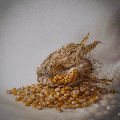 Récolte de maïs doré - Marie-anne Stas