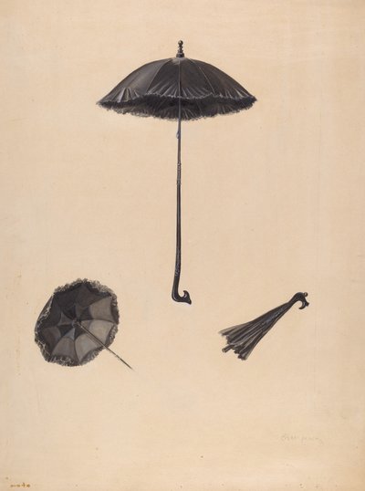 Parapluie, vers 1938 - Marie Alain