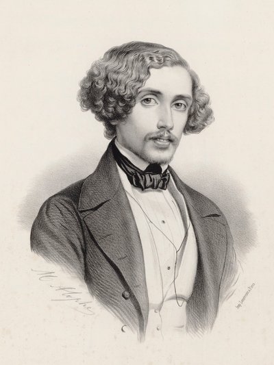 Julius Schulhoff par Alophe - Marie Alexandre Alophe