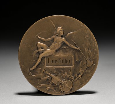 Médaille présentée à Loïe Fuller par le gouvernement français : Allégorie de la musique (revers) - Marie Alexandre Lucien Coudray