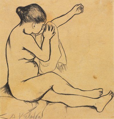 Femme nue assise, premier tiers des années 1900 - Marie Clementine (Suzanne) Valadon