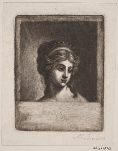 Tête de femme - Marie Jeanne Clemens