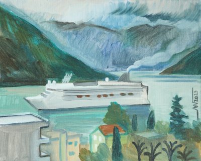 Croisière dans le fjord de Mountain - Marina Gorkaeva