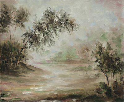 Paisage brumeux serein - Marina Kozyr