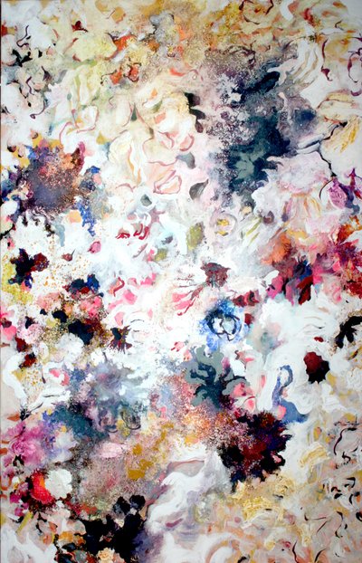Abstrait floral onirique - Marina Nelson