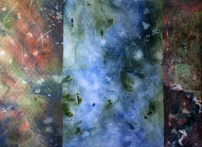 Textures obtenues à partir de colorants naturels - Marina Nelson