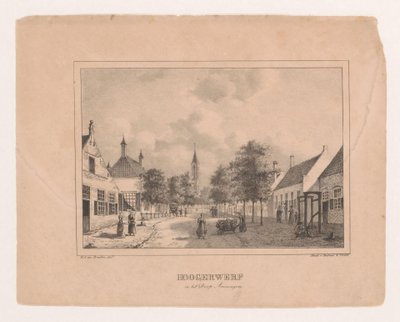 Vue de village à Amerongen - Marinus Adrianus van Straten