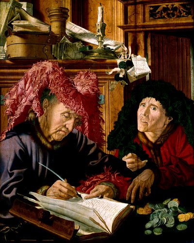 Deux percepteurs, vers 1540 - Marinus van Reymerswaele