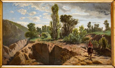 Paysage avec des Garibaldiens à cheval - Mario Di Scovolo