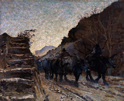 Retour du travail en Versilia - Mario Puccini