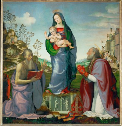 Saint Jerome et Saint Zenobe adorant l