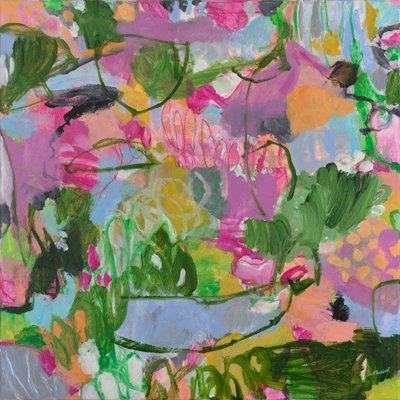 Jardin abstrait coloré - Marisol Evora