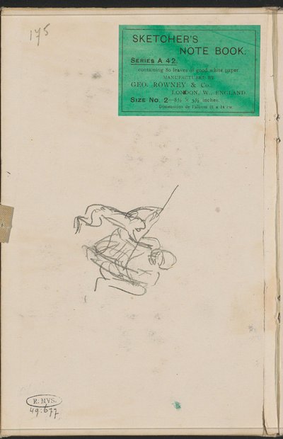Gehockter Mann mit einem Affen - Marius Bauer