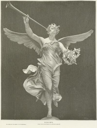 Allégorie de la Renommée - Marius Jean Antonin Mercie