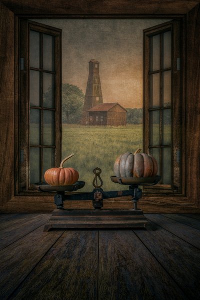 Vue depuis la fenêtre en automne - Marko Klavs