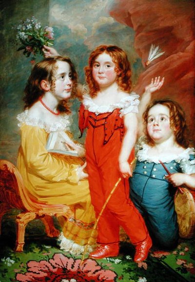 Trois enfants dans un intérieur - Martin Archer (attr. to) Shee