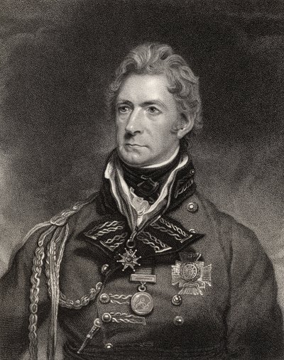 Sir Thomas Munro, 1er baronnet, gravé par Henry Hoppner Meyer, de 