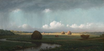 Averse soudaine, Newbury Marshes - Martin Johnson Heade