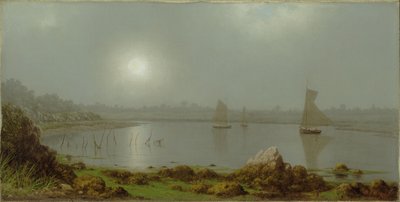 York Harbor, Côte du Maine - Martin Johnson Heade