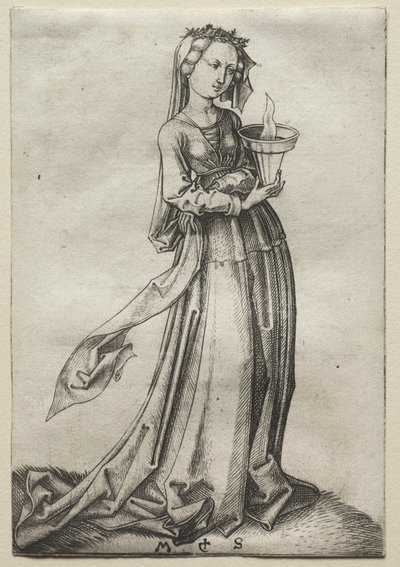 La quatrième vierge sage - Martin Schongauer
